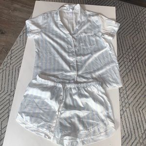 Striped Comfy Baby Blue Medium Pajamas